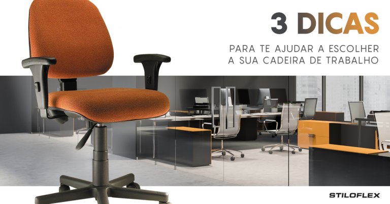 Read more about the article 3 dicas que vão te ajudar a escolher a cadeira ideal para o seu escritório.